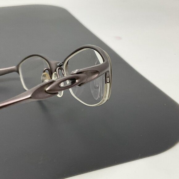 Oakley Eyeglasses 11-746 Chain 6.0 Titanium Dk Bronze Half Rim Metal Frame 48mm main image 7
